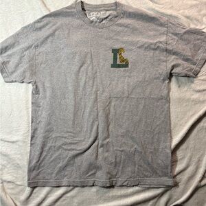🦒 LRG Tee with Green 'L' and Giraffe Accents